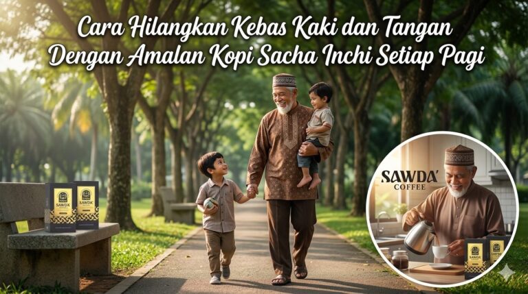 Cara Hilangkan Kebas Kaki dan Tangan Dengan Amalan Kopi Sacha Inchi Setiap Pagi